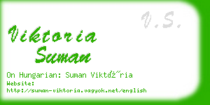 viktoria suman business card